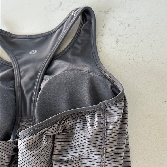 lululemon athletica Striped Gray Tank Top - Picture 8 of 13